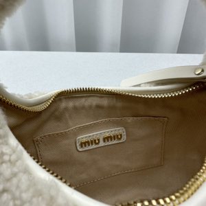 Replica Miu Miu Wander White Wool 8 Replica Miu Miu Wander White Wool - premium 1:1 fake handbag model