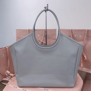 Replica Miu Miu Ivy Tote Grey 2 Replica Miu Miu Ivy Tote Grey - high-accuracy replica luxury purse