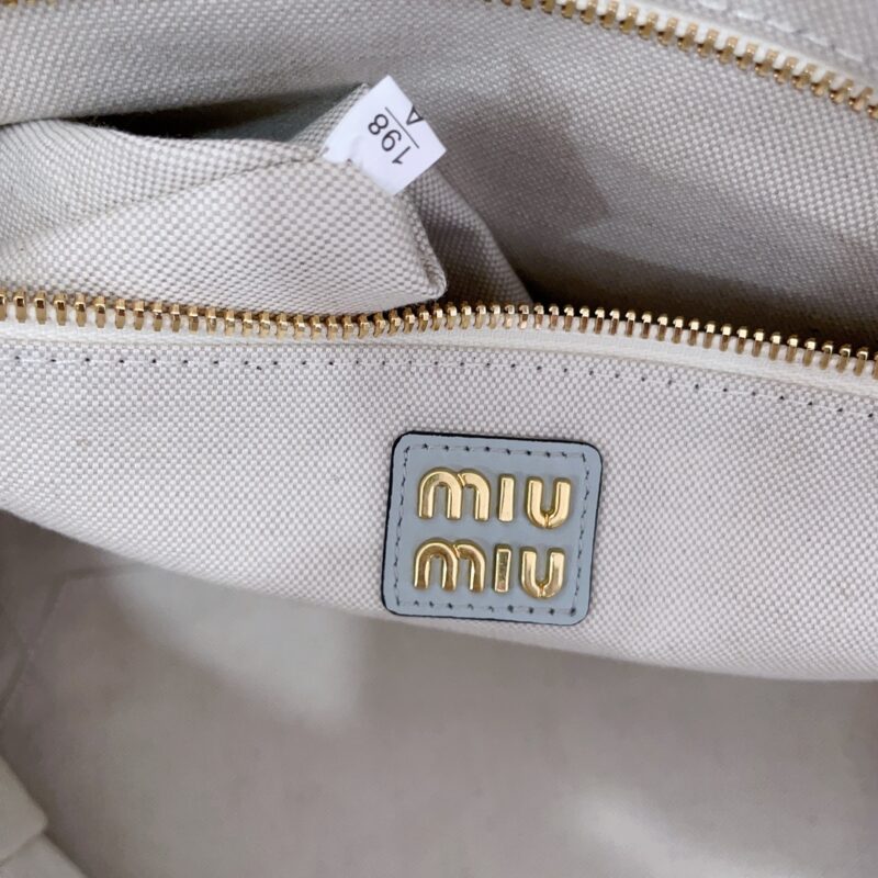 Replica Miu Miu Ivy Tote Grey 7 Replica Miu Miu Ivy Tote Grey - premium-grade designer purse dupe