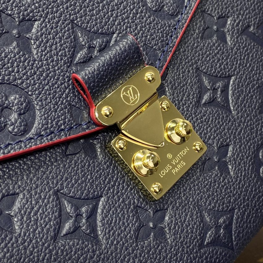 Replica Louis Vuitton Pochette Metis Dark Blue 5 Replica Louis Vuitton Pochette Metis Dark Blue - high-end fake designer purse
