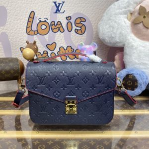 Replica Louis Vuitton Pochette Metis Dark Blue 1 Replica Louis Vuitton Pochette Metis Dark Blue - elite superclone designer purse