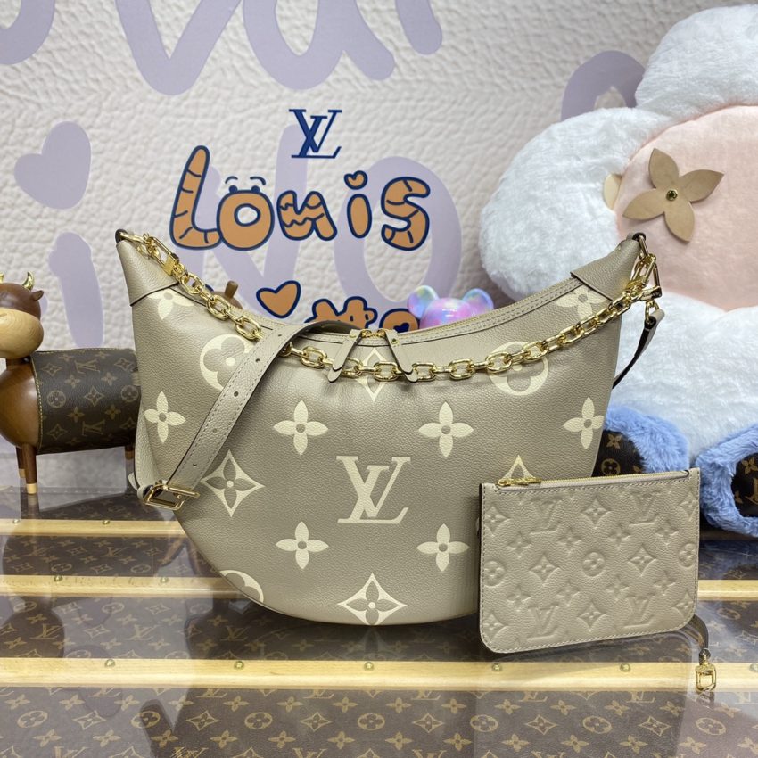 Replica Louis Vuitton Loop Hobo Beige 3 Replica Louis Vuitton Loop Hobo Beige - 1:1 designer replica handbag