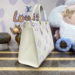 Replica LV OnTheGo White Purple 4 Replica LV OnTheGo White Purple - best-selling designer handbag dupe