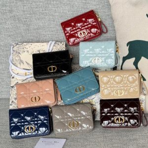 Replica Dior Caro Patent Wallet - high-quality designer bag clone