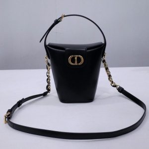 Replica Dior 30 Montaigne Amber Chain Black 1 Replica Dior 30 Montaigne Amber Chain Black - premium 1:1 fake handbag model