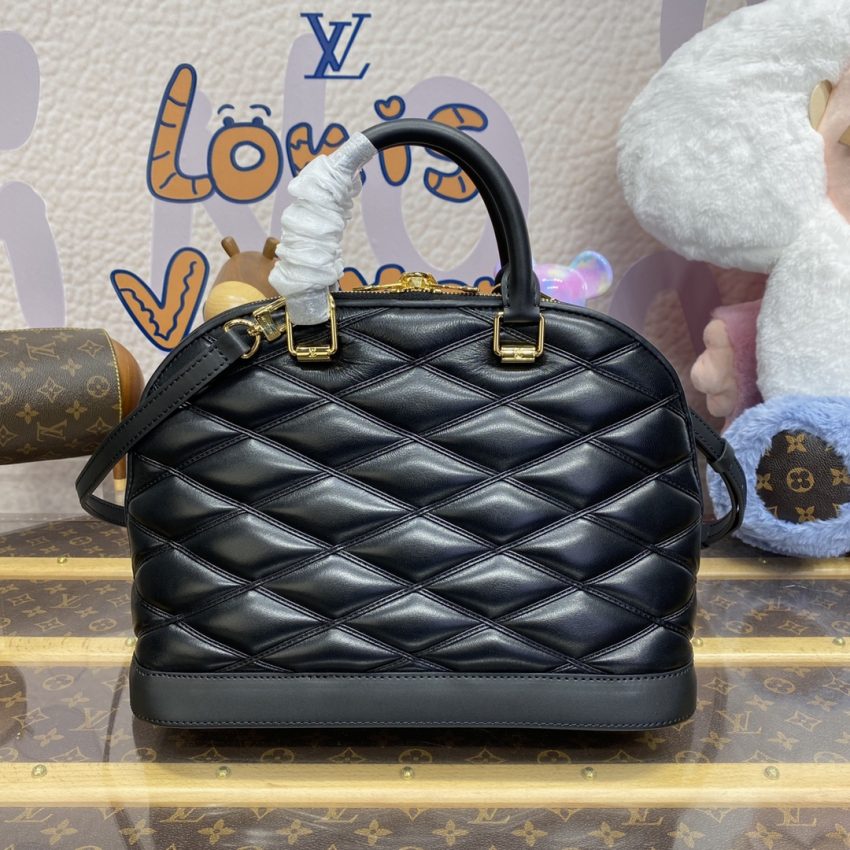 Replica Louis Vuitton Alma PM Black 2 Replica Louis Vuitton Alma PM Black - authentic-look luxury purse replica