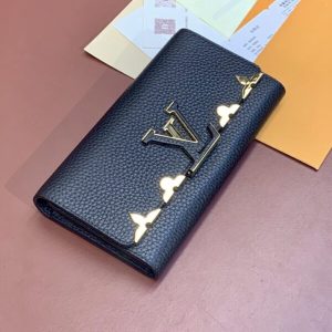 Replica Louis Vuitton Capucines Long Black 4 Replica Louis Vuitton Capucines Long Black - high-end fake designer purse