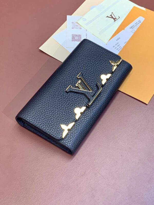 Replica Louis Vuitton Capucines Long Black 4 Replica Louis Vuitton Capucines Long Black - high-end fake designer purse