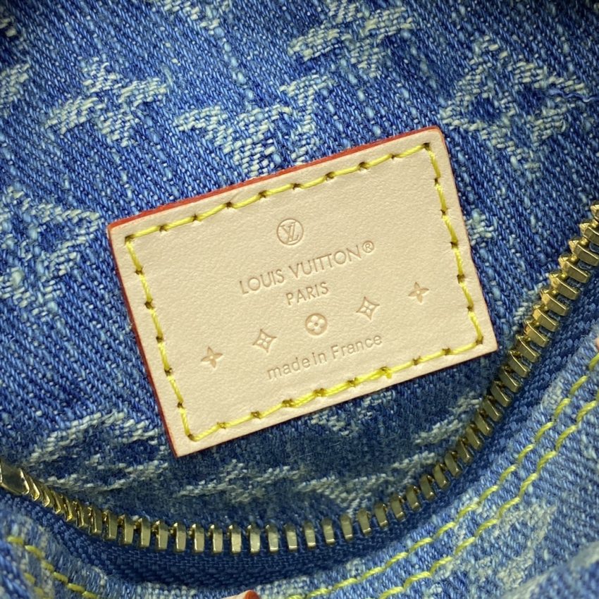 Replica Louis Vuitton Speedy Nano Denim New - authentic-look luxury purse replica