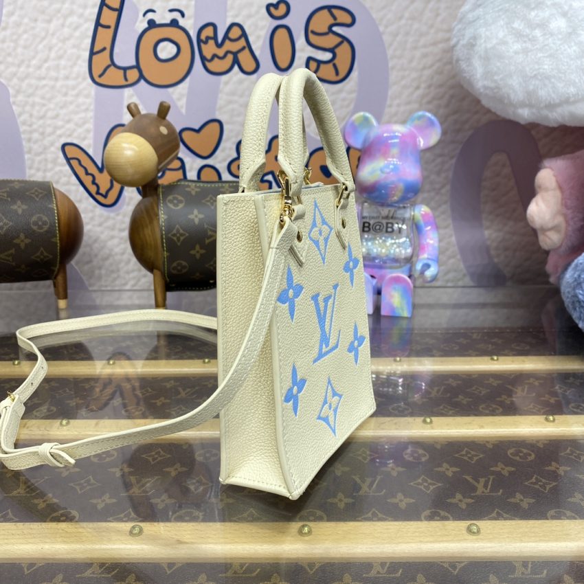 Replica Louis Vuitton Sac Plat Petit Blue 8 Replica Louis Vuitton Sac Plat Petit Blue - 1:1 designer replica handbag