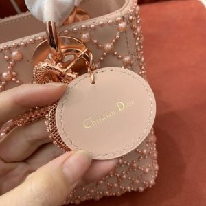 Replica Lady Dior Pink Pearl 3 Replica Lady Dior Pink Pearl - authentic-look luxury purse replica