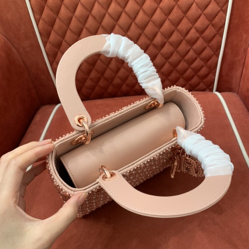 Replica Lady Dior Pink Pearl 6 Replica Lady Dior Pink Pearl - top-tier luxury replica shoulder bag