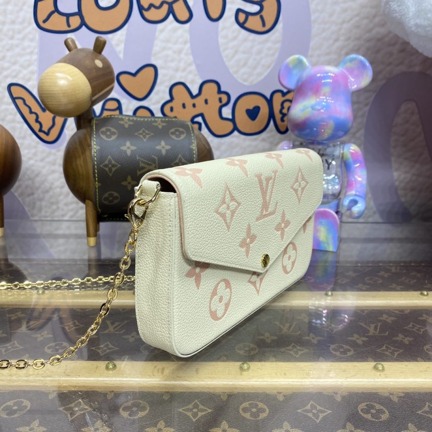Replica Louis Vuitton Félicie Pochette White Pink 5 Replica Louis Vuitton Félicie Pochette White Pink - top-rated replica designer bag