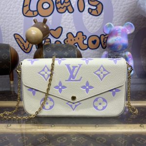Replica Louis Vuitton Felicie Pochette White Purple 1 Replica Louis Vuitton Felicie Pochette White Purple - top-rated replica designer bag