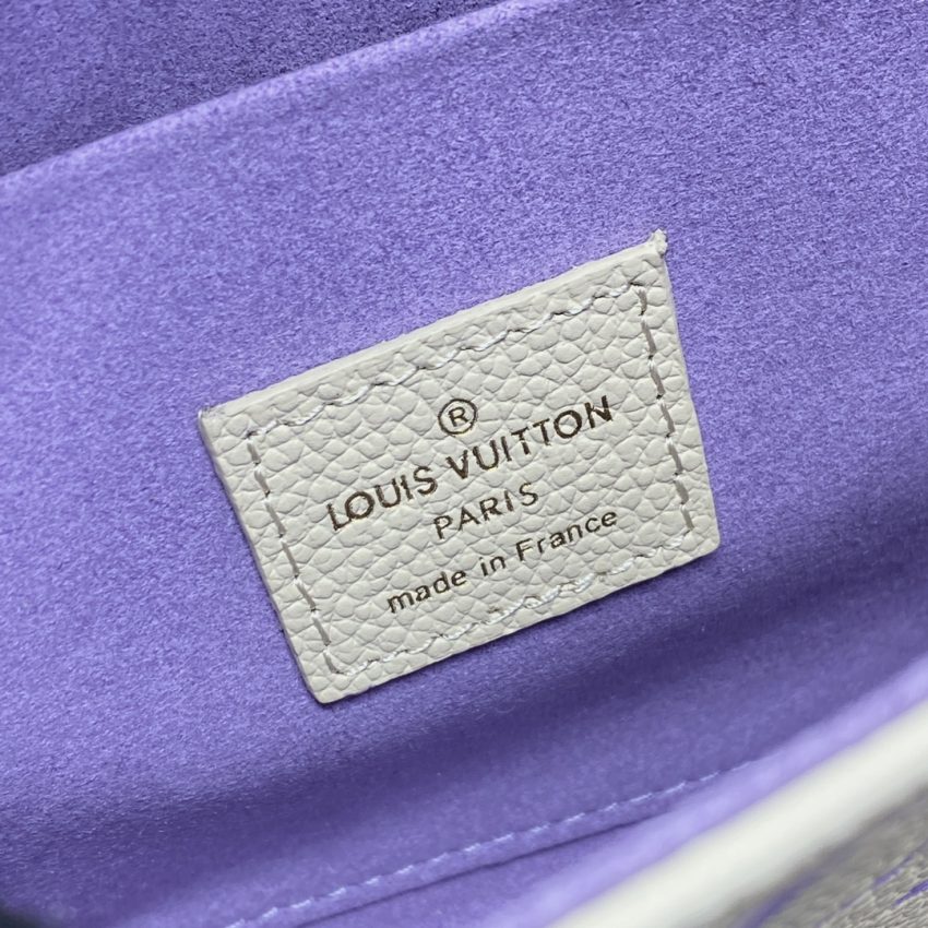 Replica Louis Vuitton Felicie Pochette White Purple 7 Replica Louis Vuitton Felicie Pochette White Purple - premium 1:1 fake handbag model