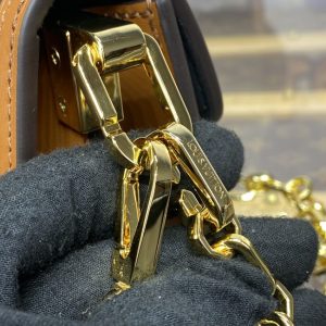 Replica Louis Vuitton Dauphine East West Brown 2 Replica Louis Vuitton Dauphine East West Brown - high-accuracy replica luxury purse