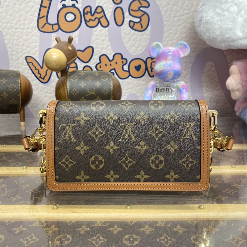 Replica Louis Vuitton Dauphine East West Brown 4 Replica Louis Vuitton Dauphine East West Brown - top-rated replica designer bag