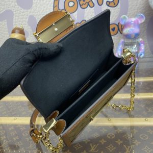 Replica Louis Vuitton Dauphine East West Brown 8 Replica Louis Vuitton Dauphine East West Brown - best-selling designer handbag dupe