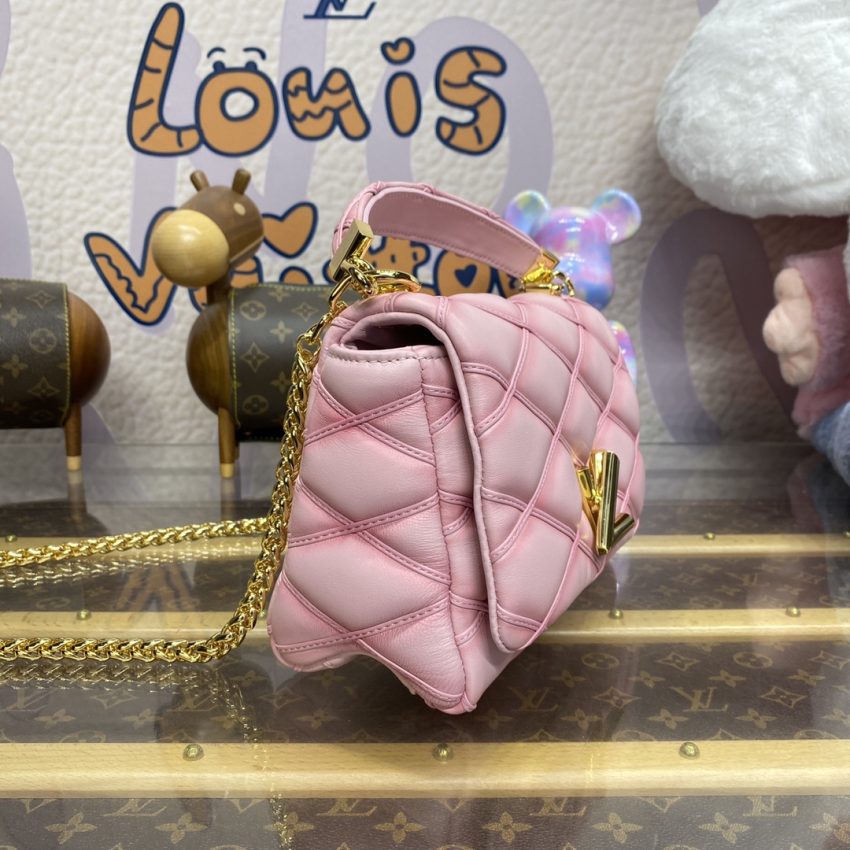 Replica Louis Vuitton Go-14 Pink 2 Replica Louis Vuitton Go-14 Pink - premium-grade designer purse dupe
