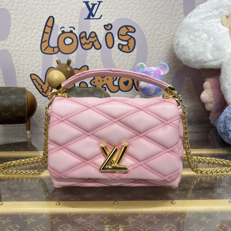 Replica Louis Vuitton Go-14 Pink 1 Replica Louis Vuitton Go-14 Pink - authentic-look luxury purse replica