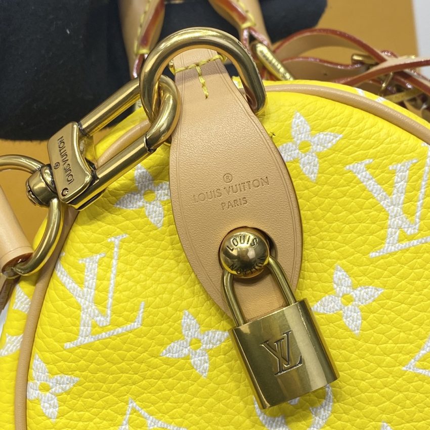 Replica Louis Vuitton Speedy P9 Bandouliere 25 Yellow 5 Replica Louis Vuitton Speedy P9 Bandouliere 25 Yellow - 1:1 designer replica handbag
