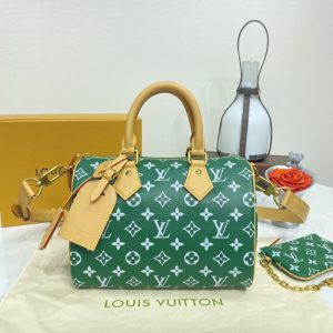 Replica Louis Vuitton Speedy P9 Bandouliere 25 Green 1 Replica Louis Vuitton Speedy P9 Bandouliere 25 Green - near-authentic luxury replica handbag