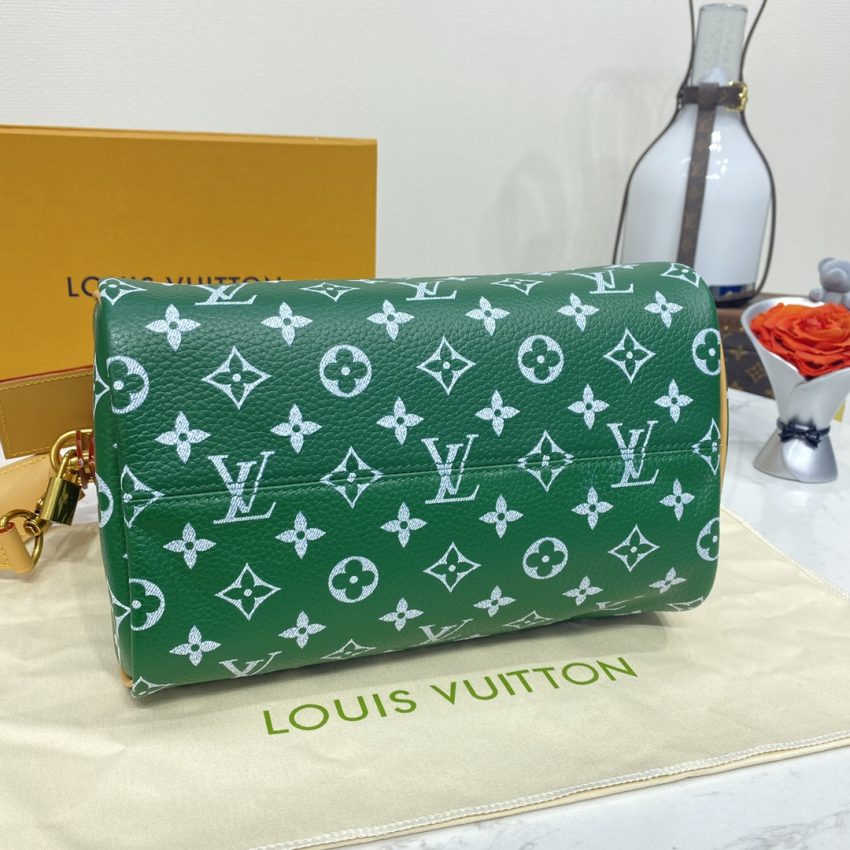 Replica Louis Vuitton Speedy P9 Bandouliere 25 Green 6 Replica Louis Vuitton Speedy P9 Bandouliere 25 Green - high-end fake designer purse