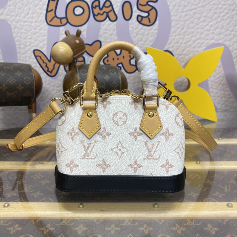 Replica Louis Vuitton Alma Nano White 2 Replica Louis Vuitton Alma Nano White - near-authentic luxury replica handbag