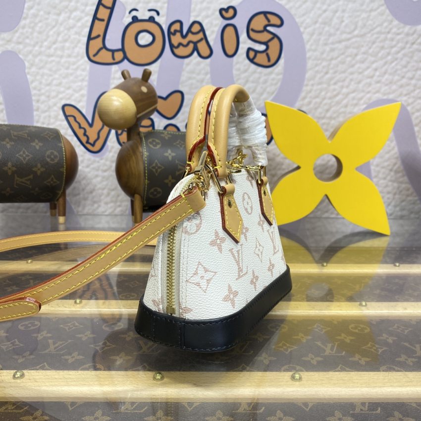 Replica Louis Vuitton Alma Nano White 4 Replica Louis Vuitton Alma Nano White - high-quality designer bag clone