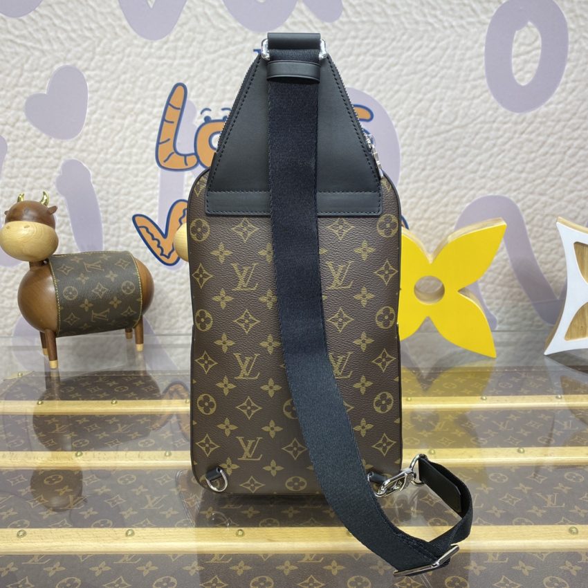 Replica Louis Vuitton Avenue Slingbag Brown 3 Replica Louis Vuitton Avenue Slingbag Brown - authentic-look luxury purse replica