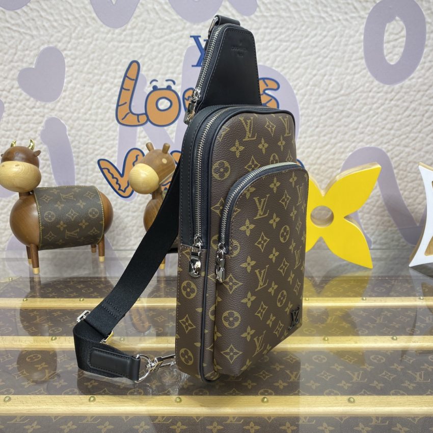 Replica Louis Vuitton Avenue Slingbag Brown 10 Replica Louis Vuitton Avenue Slingbag Brown - best quality luxury bag dupe