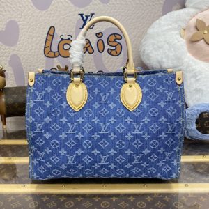 Replica LV OnTheGo Denim 1 Replica LV OnTheGo Denim - high-accuracy replica luxury purse