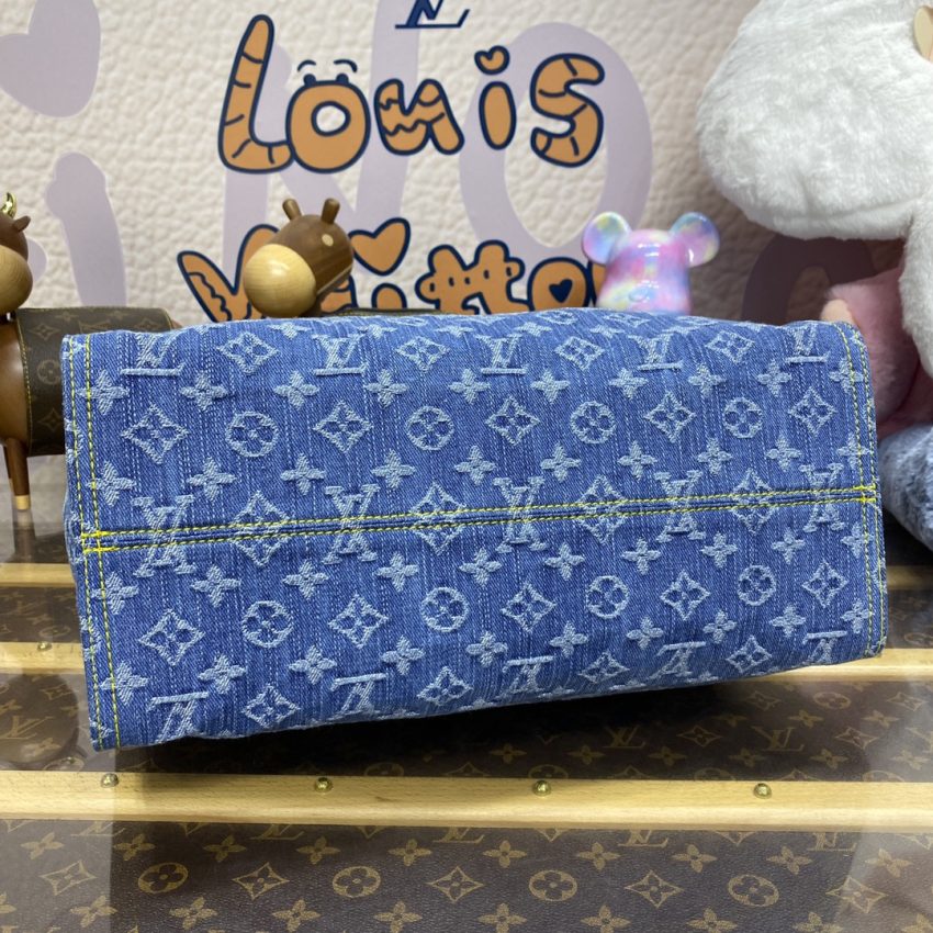 Replica LV OnTheGo Denim 6 Replica LV OnTheGo Denim - realistic designer-inspired fake bag