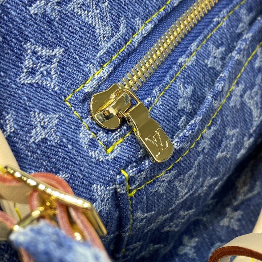 Replica Louis Vuitton Carry All MM Denim 3 Replica Louis Vuitton Carry All MM Denim - authentic-look luxury purse replica