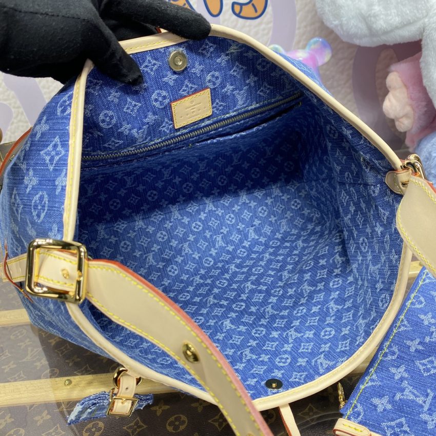 Replica Louis Vuitton Carry All MM Denim 5 Replica Louis Vuitton Carry All MM Denim - top-tier luxury replica shoulder bag