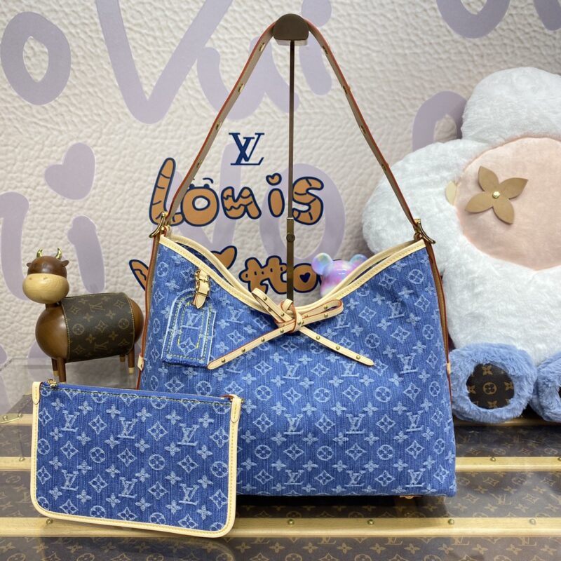 Replica Louis Vuitton Carry All MM Denim 1 Replica Louis Vuitton Carry All MM Denim - high-accuracy replica luxury purse