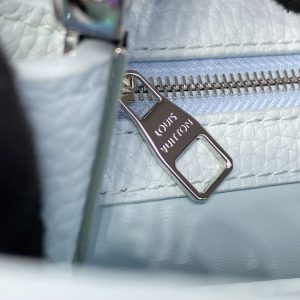 Replica Loius Vuitton Capucines Blue 4 Replica Loius Vuitton Capucines Blue - high-accuracy replica luxury purse