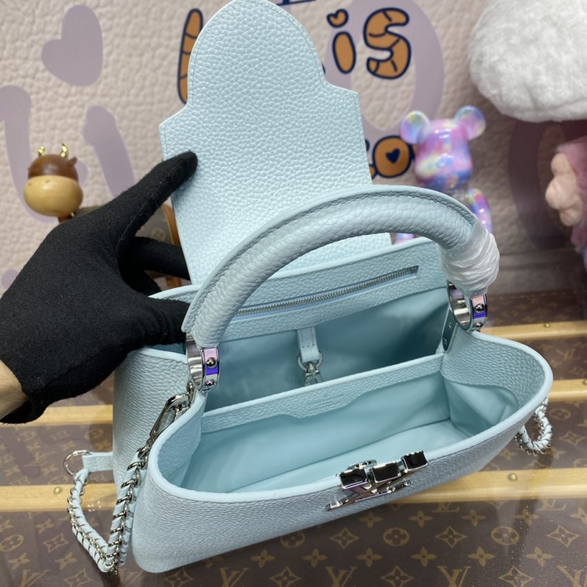Replica Loius Vuitton Capucines Blue 6 Replica Loius Vuitton Capucines Blue - top-tier luxury replica shoulder bag