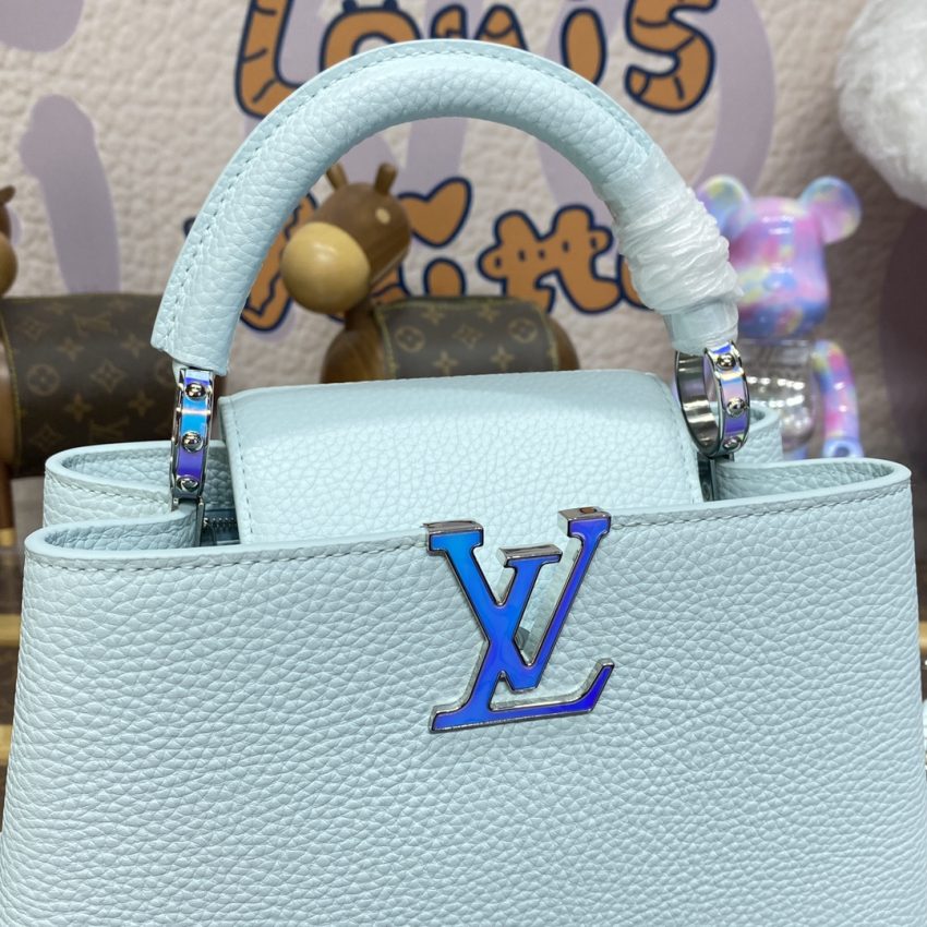 Replica Loius Vuitton Capucines Blue 8 Replica Loius Vuitton Capucines Blue - near-authentic luxury replica handbag