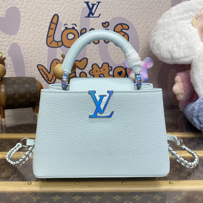 Replica Loius Vuitton Capucines Blue 1 Replica Loius Vuitton Capucines Blue - top-tier luxury replica shoulder bag