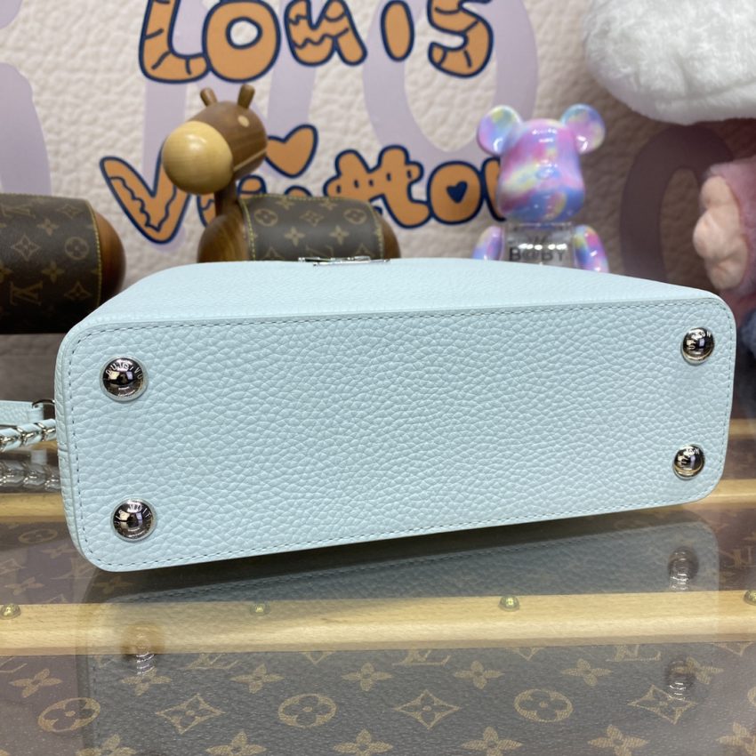 Replica Loius Vuitton Capucines Blue 9 Replica Loius Vuitton Capucines Blue - premium 1:1 fake handbag model