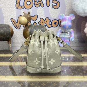 Replica Louis Vuitton Nano Noe Beige 1 Replica Louis Vuitton Nano Noe Beige - realistic designer-inspired fake bag