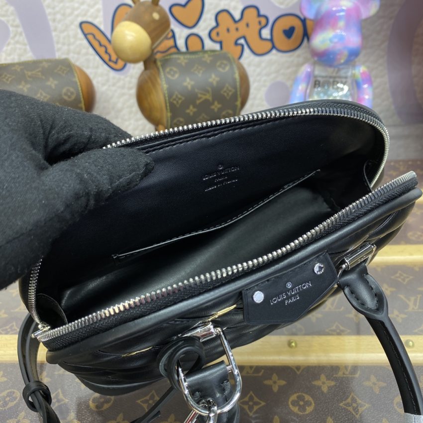 Replica Louis Vuitton Alma BB Black 5 Replica Louis Vuitton Alma BB Black - premium 1:1 fake handbag model