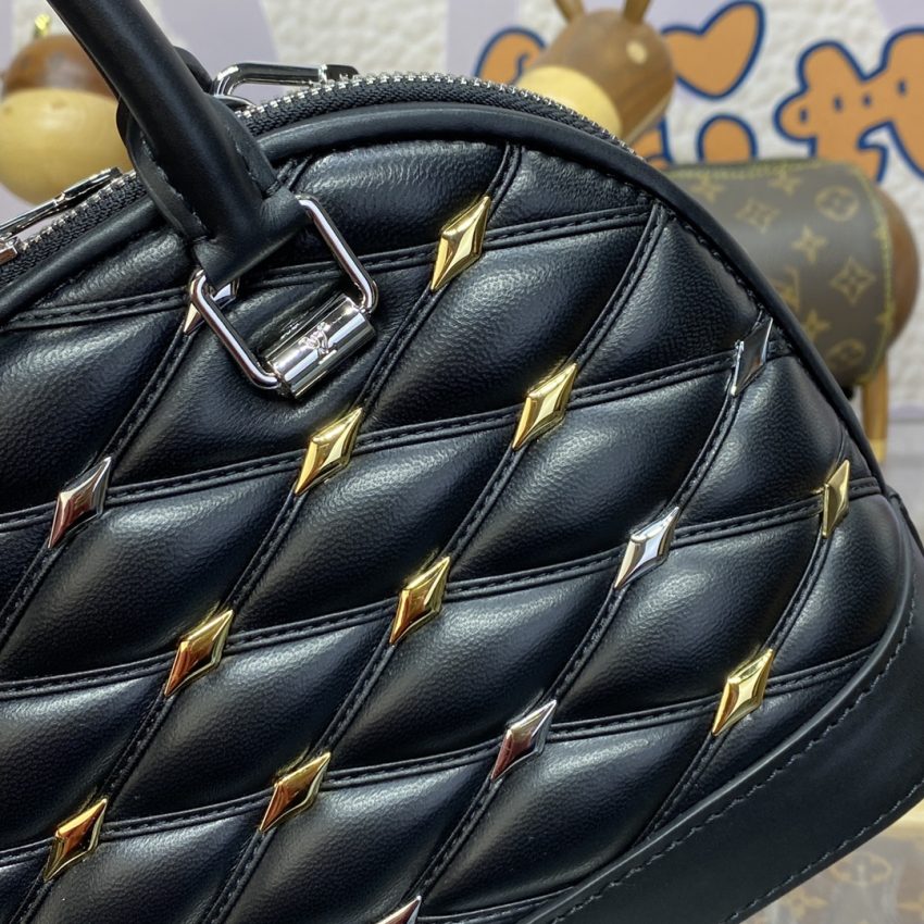 Replica Louis Vuitton Alma BB Black 4 Replica Louis Vuitton Alma BB Black - premium 1:1 fake handbag model