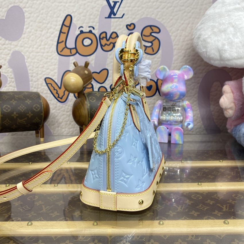 Replica Louis Vuitton Alma BB Light Blue 3 Replica Louis Vuitton Alma BB Light Blue - near-authentic luxury replica handbag