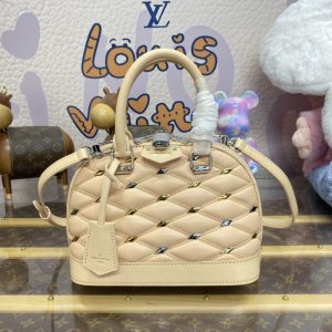 Replica Louis Vuitton Alma BB Nude Pink 2 Replica Louis Vuitton Alma BB Nude Pink - high-accuracy replica luxury purse