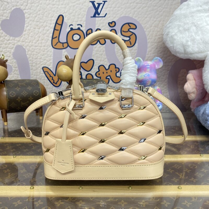Replica Louis Vuitton Alma BB Nude Pink 2 Replica Louis Vuitton Alma BB Nude Pink - high-accuracy replica luxury purse