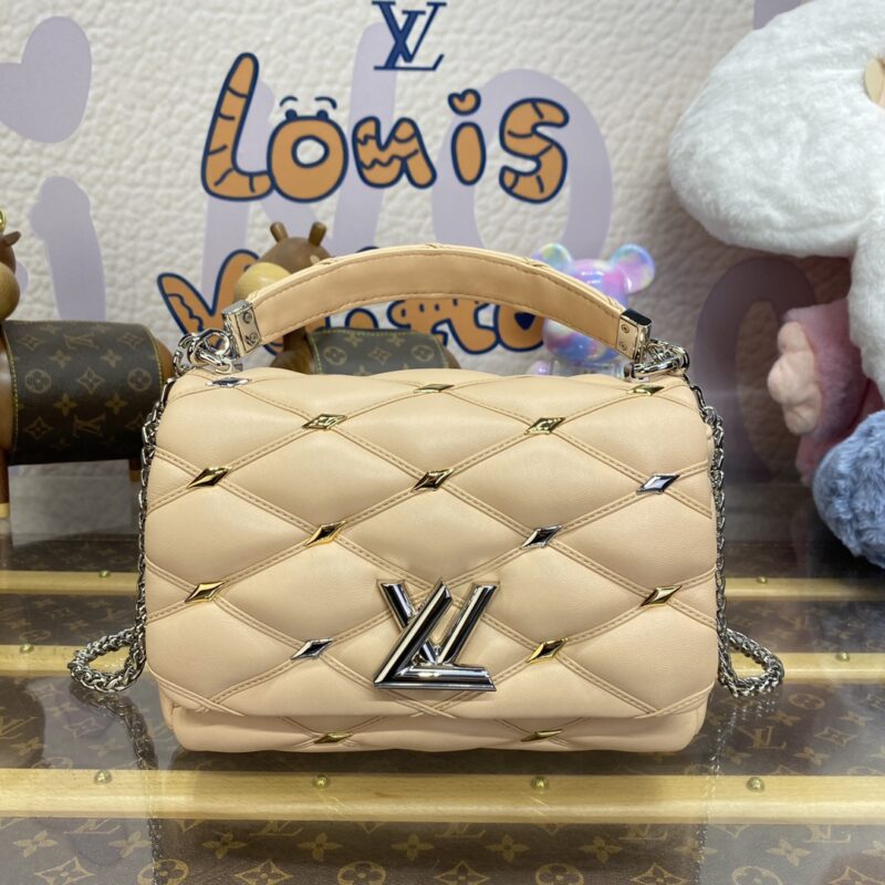 Replica Louis Vuitton Go-14 Apricot 1 Replica Louis Vuitton Go-14 Apricot - high-quality designer bag clone