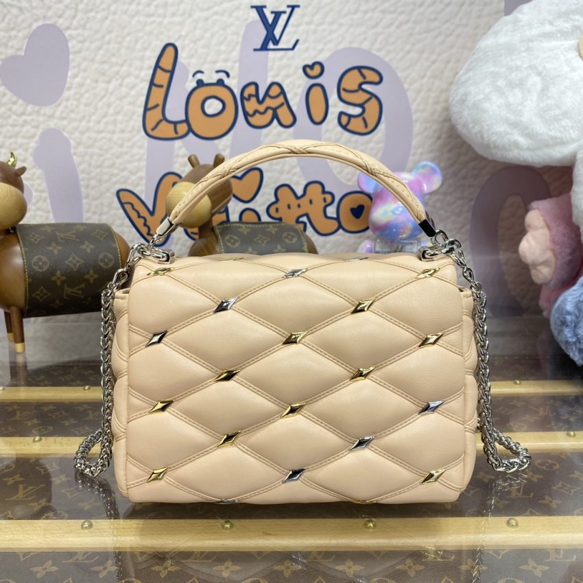 Replica Louis Vuitton Go-14 Apricot 7 Replica Louis Vuitton Go-14 Apricot - top-tier luxury replica shoulder bag