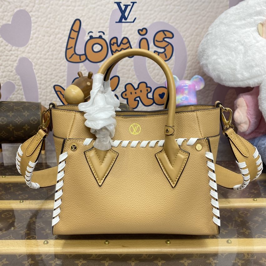 Replica Louis Vuitton On My Side PM Milk Tea 3 Replica Louis Vuitton On My Side PM Milk Tea - high-accuracy replica luxury purse